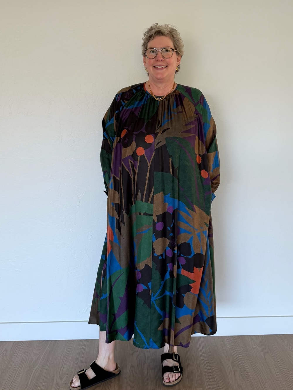 Max Mara Silk Print Dress